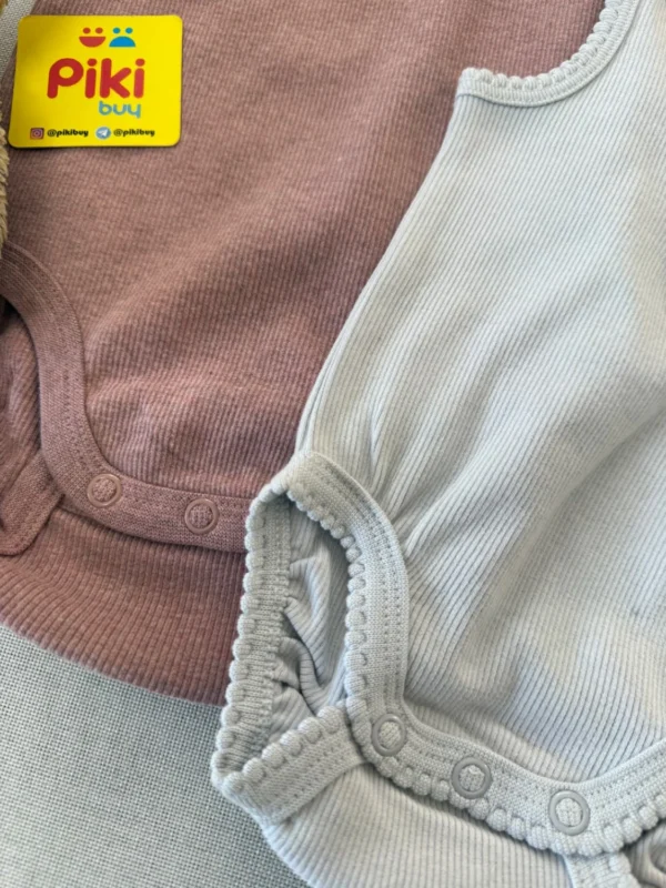 بادی بندی و بادی حلقه ای کبریتی برند h&m (نوزادی تا 6 ماه) - Image 3
