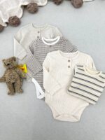 بادی آستین بلند راه راه برند newbie , George