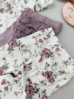 شلوار لگ گلدار پشت چیندار دخترانه برند newbie - Image 2