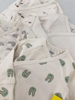 بادی آستین بلند مدل یقه دراپه برند Lindex - Image 7