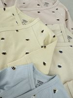 بادی آستین بلند مدل یقه دراپه برند Lindex - Image 10