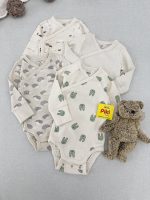 بادی آستین بلند مدل یقه دراپه برند Lindex - Image 12