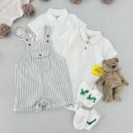 شلوارک پیشبندی (بیلر) لنین برند Gemo