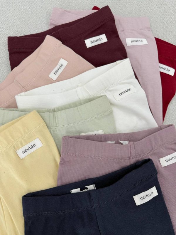 شلوار لگ پشت چیندار دخترانه برند newbie - Image 3