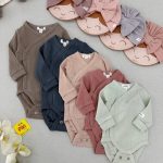 بادی کبریتی آستین بلند یقه دراپه برند newbie