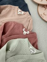 بادی کبریتی آستین بلند یقه دراپه برند newbie - Image 3