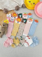 ست جوراب و ساق بند طرح حیوانات