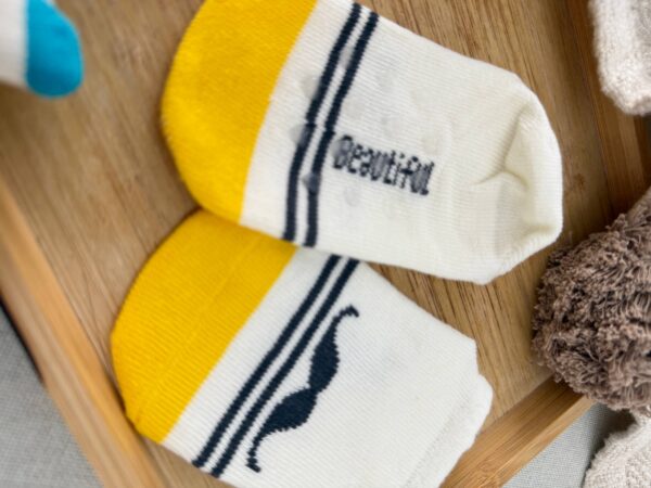 جوراب طرح دار استپ دار 1-2 سال - Image 4