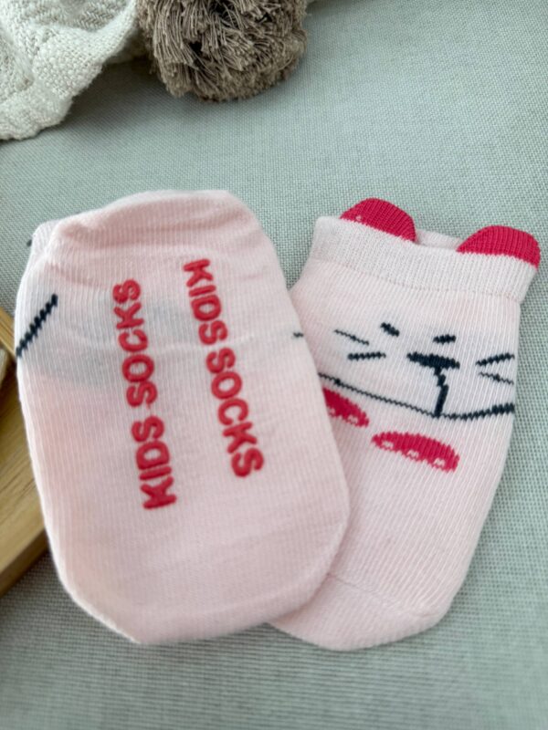 جوراب طرح دار استپ دار 1-2 سال - Image 3