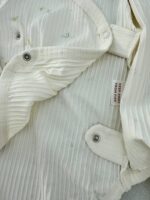 بادی کرم طرح دار کبریتی یقه دراپه برند newbie - Image 8