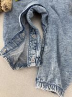 سرهمی طرح جین پسرانه برند Lindex (1-2 ماه) - Image 4