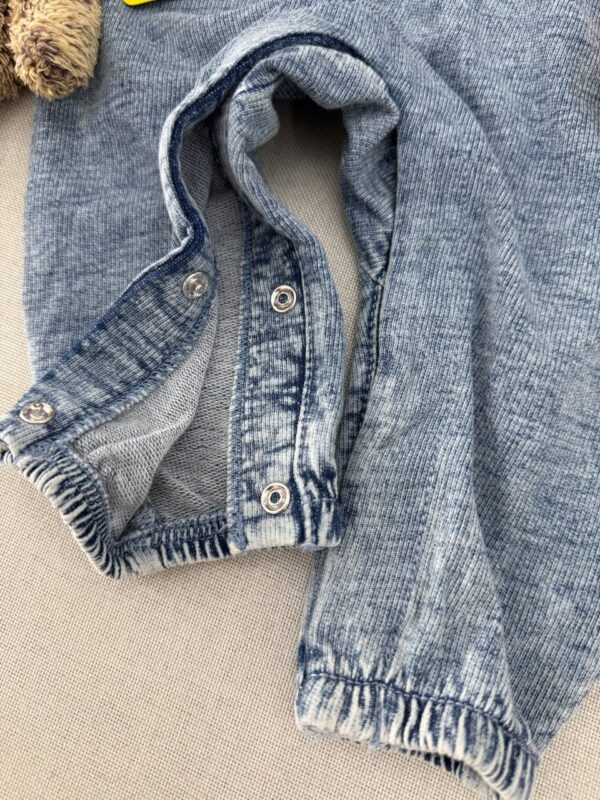 سرهمی طرح جین پسرانه برند Lindex (1-2 ماه) - Image 4