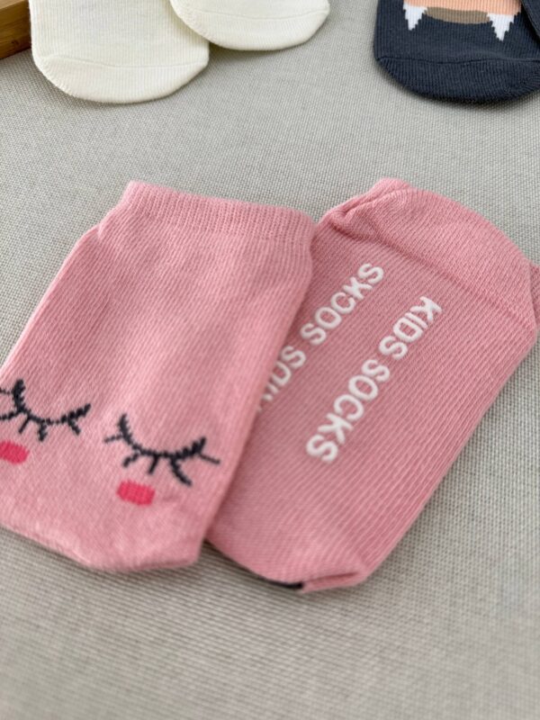 جوراب طرح دار استپ دار 1-2 سال - Image 8