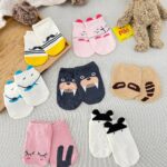 جوراب طرح دار استپ دار 1-2 سال