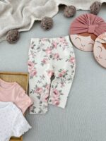 شلوار ضخیم گلدار برند newbie