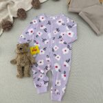 سرهمی یاسی گل درشت اورجینال برند H&M