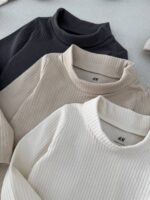 بادی آستین بلند کبریتی یقه اسکی برند H&M - Image 2