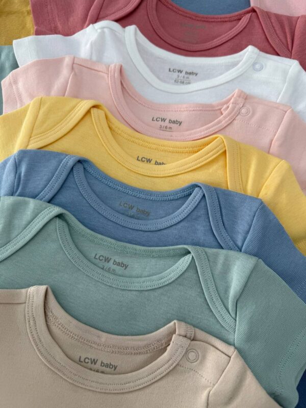 بادی بیسیک آستین کوتاه برند LC Waikiki نوزادی تااا یکسال - Image 3