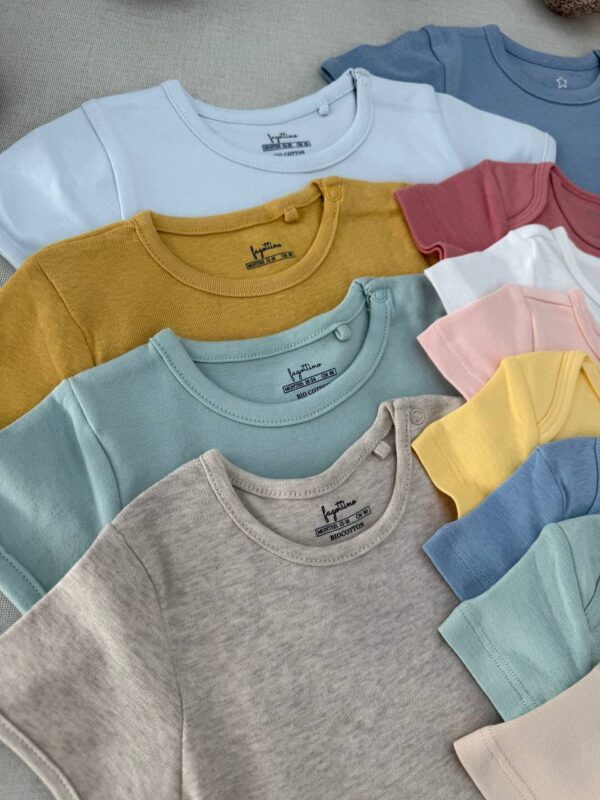 بادی بیسیک آستین کوتاه برند LC Waikiki نوزادی تااا یکسال - Image 4