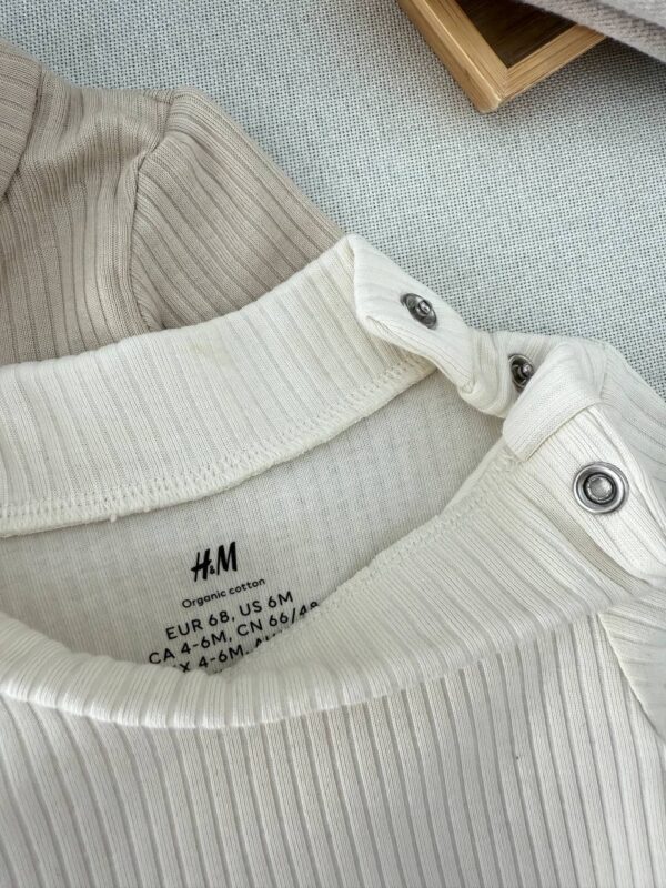 بادی آستین بلند کبریتی یقه اسکی برند H&M - Image 4