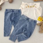 شلوار (لگ) طرح جین برند Lindex