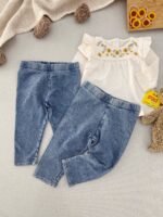 شلوار (لگ) طرح جین برند Lindex