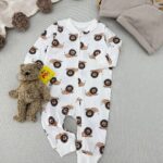 سرهمی زیپی طرح شیر اورجینال برند H&M