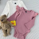 بادی آستین بلند کبریتی برند C&A سایز نیوبرن (بدو تولد) (0-1 ماه)