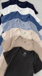 بادی بیسیک آستین کوتاه اورجینال H&M - Image 2