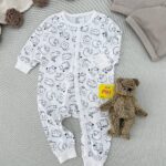 سرهمی طرح پیشی اورجینال برند H&M (0-1 ماه )