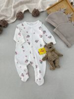 سرهمی طرح تمشک اورجینال برند H&M (1-2 ماه و 4-6 ماه)