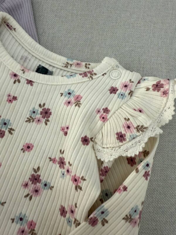 بادی آستین بلند کبریتی برند C&A سایز نیوبرن (بدو تولد) (0-1 ماه) - Image 3