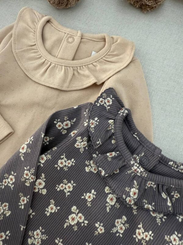 بادی آستین بلند گلدار سوزنی برند C&A - Image 2