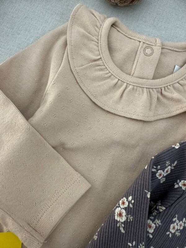 بادی آستین بلند گلدار سوزنی برند C&A - Image 3