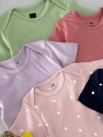 بادی آستین کوتاه اورجینال H&M - Image 3