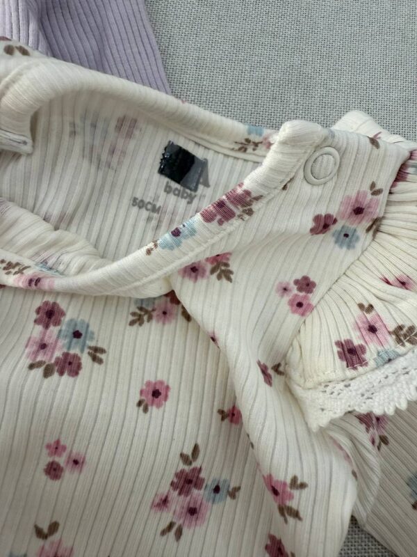 بادی آستین بلند کبریتی برند C&A سایز نیوبرن (بدو تولد) (0-1 ماه) - Image 6