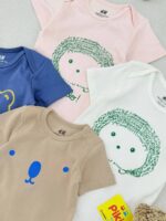 بادی آستین کوتاه اورجینال H&M (2-4 ماه) - Image 2