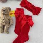 جوراب کبریتی ساق بلند پاپیونی یلدایی 🍉