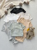 بادی کبریتی آستین کوتاه اورجینال برند H&M