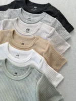 بادی کبریتی آستین کوتاه اورجینال برند H&M - Image 6