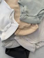 بادی کبریتی آستین کوتاه اورجینال برند H&M - Image 8