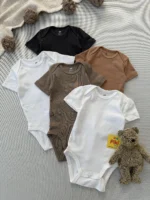 بادی بیسیک آستین کوتاه اورجینال برند H&M