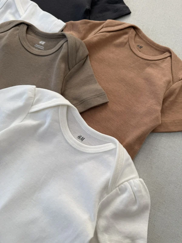 بادی بیسیک آستین کوتاه اورجینال برند H&M - Image 6