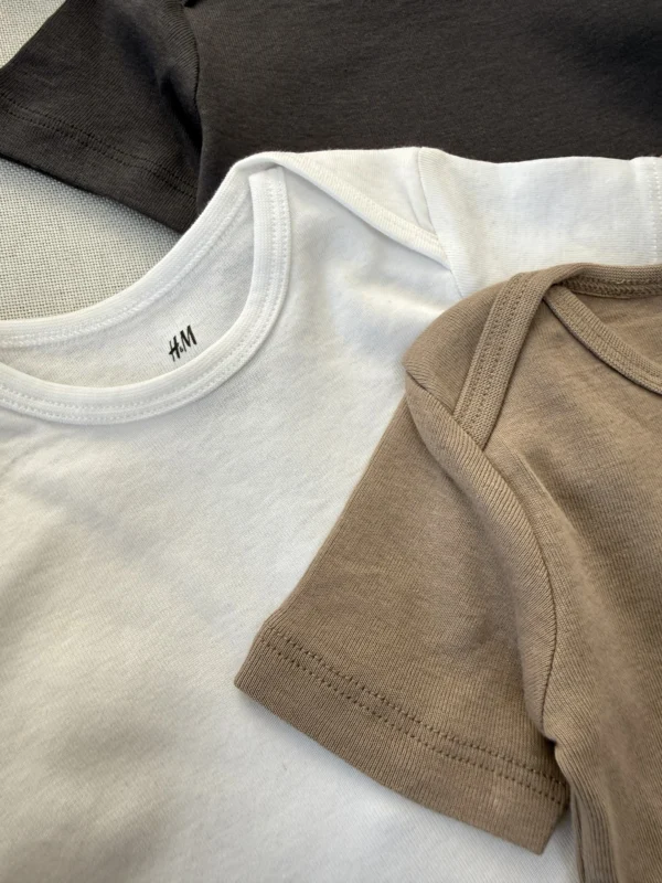 بادی بیسیک آستین کوتاه اورجینال برند H&M - Image 9