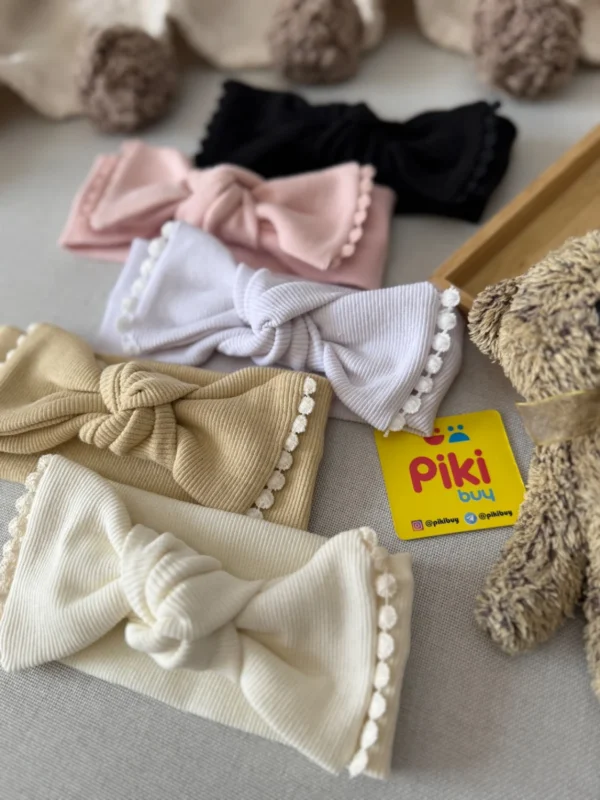 هد کبریتی دخترانه🎀 نوار دوزی شده - Image 3