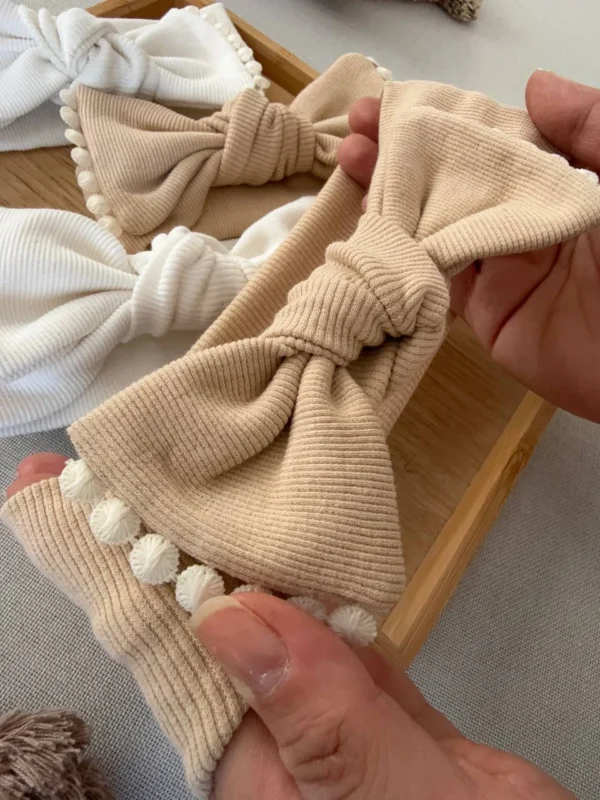 هد کبریتی دخترانه🎀 نوار دوزی شده - Image 2