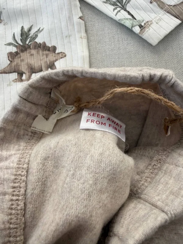 بادی آستین بلند کبریتی و شلوار برند newbie - Image 4