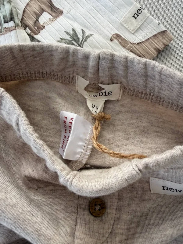 بادی آستین بلند کبریتی و شلوار برند newbie - Image 5