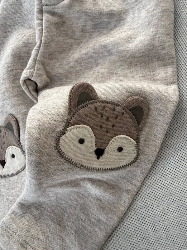 بادی آستین بلند کبریتی و شلوار برند newbie - Image 6