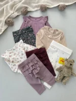 حراج پک اقتصادی بادی آستین بلند و شلوار برند H&M